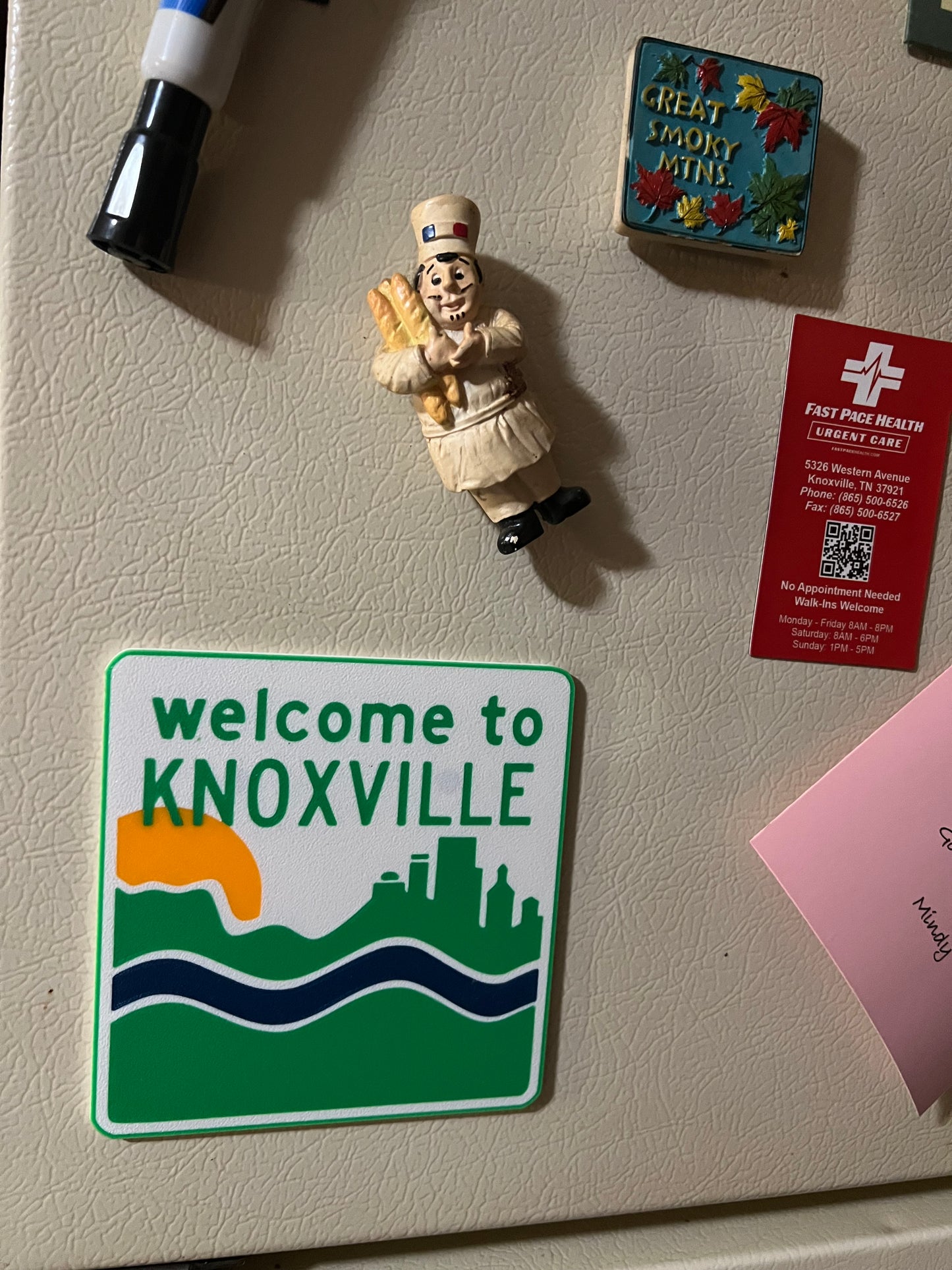 Welcome to Knoxville Fridge Magnet